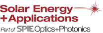 SOLAR ENERGY + APPLICATIONS (PART OF OPTICS+PHOTONICS)